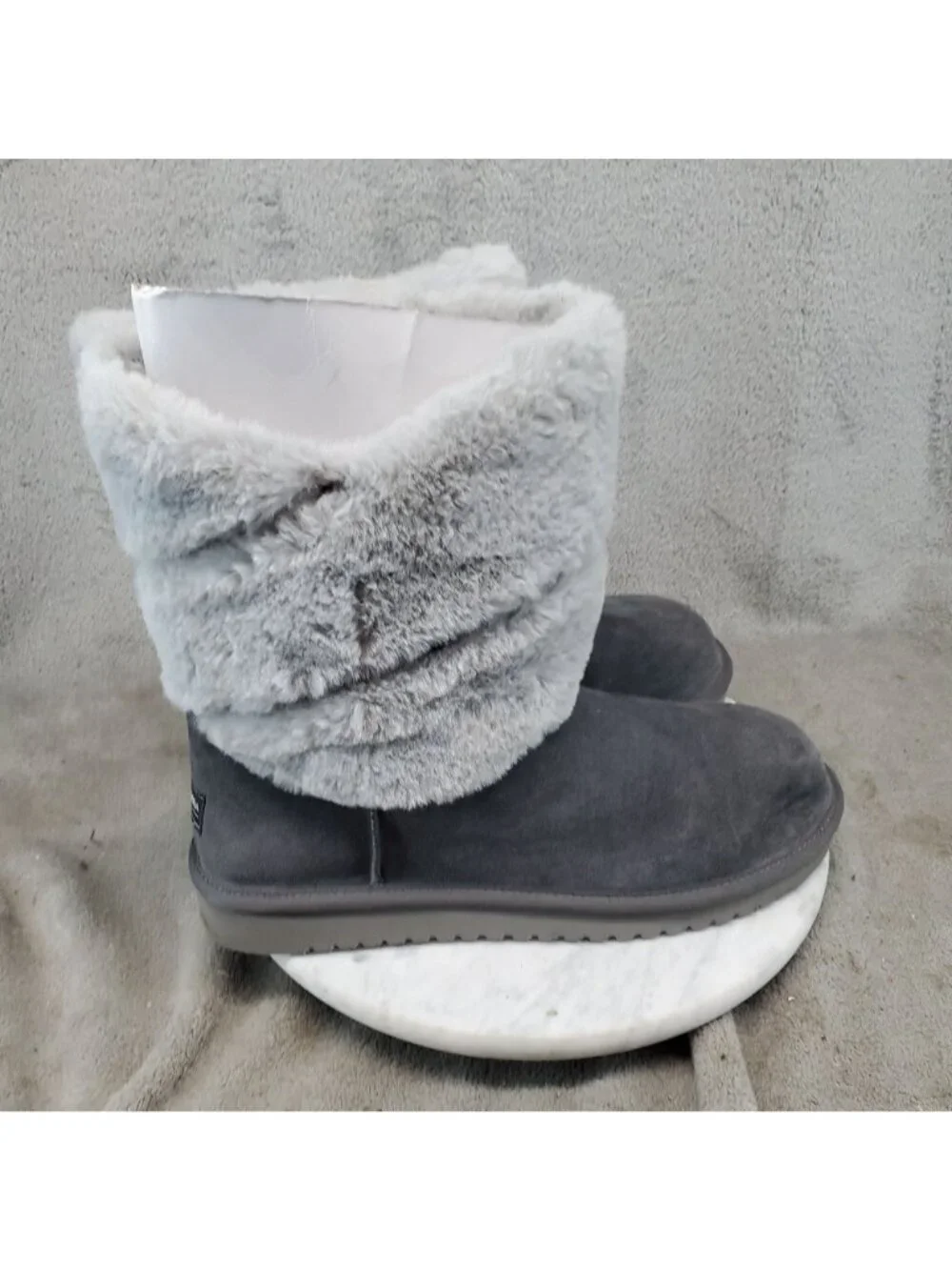 Koolaburra by UGG Shoes Womens Size 11 Dezi Gray Suede Short Boots